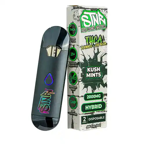 STNR 2Gram THCa Diamonds and Live Rosin Edition Disposable Pens
