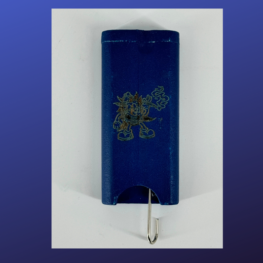 Wooden Dugout 420 Skull Design with Metal Bat | 12 Count Display