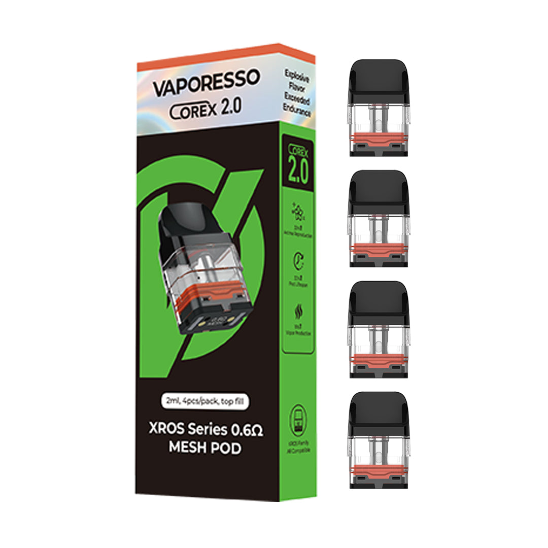 Vaporesso XROS Corex 2.0 Series Top Fill Mesh Pods | 4ct/Pack