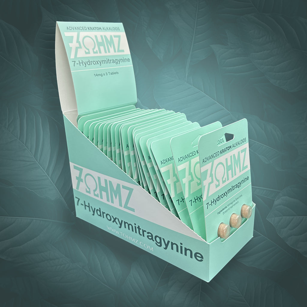 7-OHMZ 7-Hydroxy Mitra Gynine 14MG Kratom Tablets | 3CT Pack | Box of 20 Packs