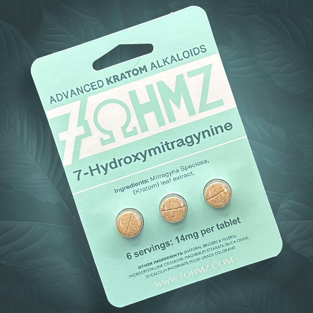 7-OHMZ 7-Hydroxy Mitra Gynine 14MG Kratom Tablets | 3CT Pack | Box of 20 Packs