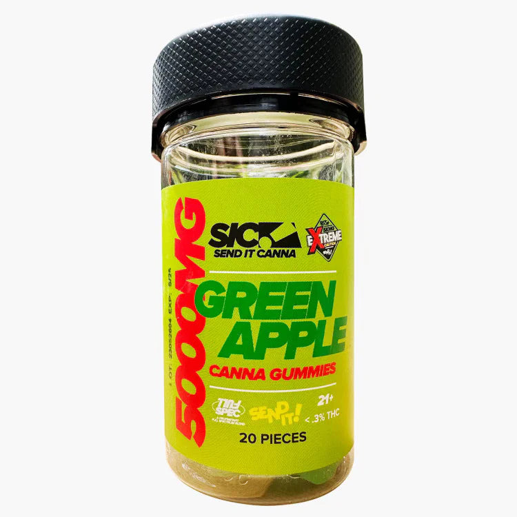Full Send It Canna EXTREME Gummies 5000MG 20 PCs Per Single Jar