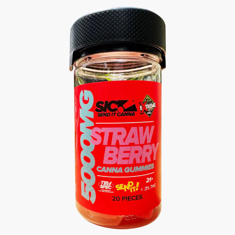 Full Send It Canna EXTREME Gummies 5000MG 20 PCs Per Single Jar