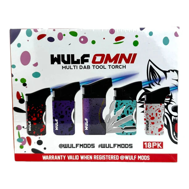 WULF Omni Multi Dab Tool Butane Torch 3CT / 18CT Display