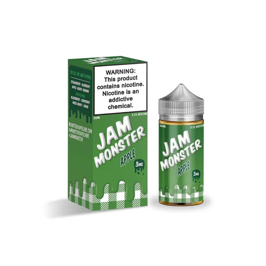 E-Liquid By Jam Monster 100ml | Assorted Flavors | 3MG