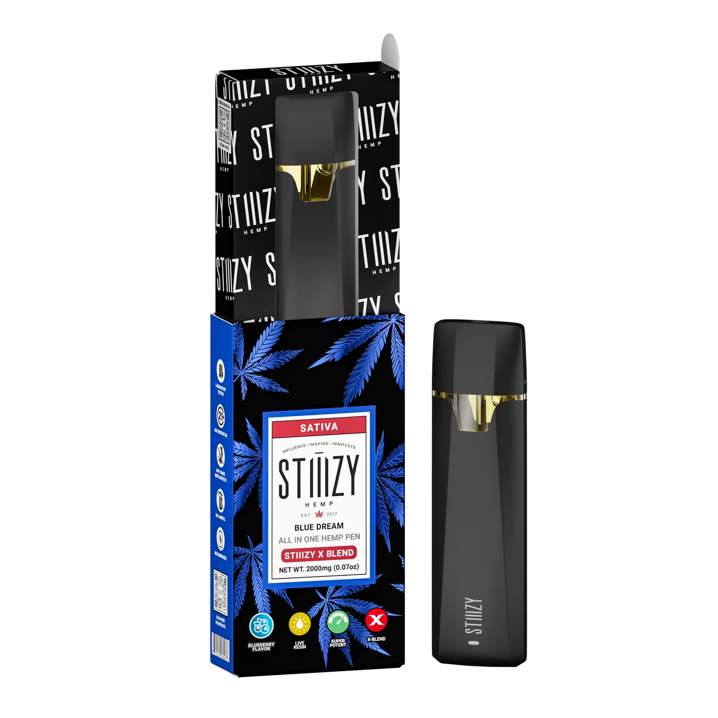 STIIIZY HEMP X- Blend AIO Disposables | 2 Grams