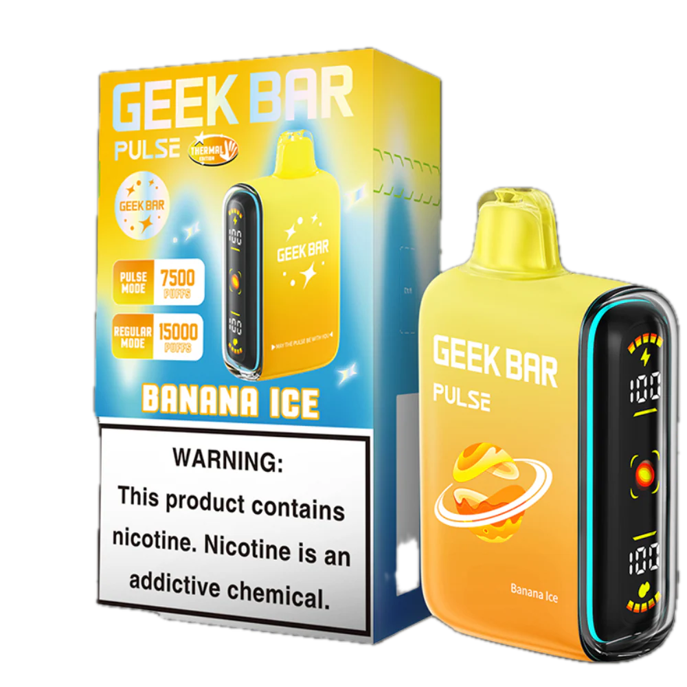 Geek Bar Pulse Disposable 5% Nicotine Vape | 15000 Puffs | 5 pack