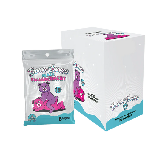 Boner Bears & Bliss Bears | Him & Her Sexual Enhancement Gummies | 20 Pouch Display