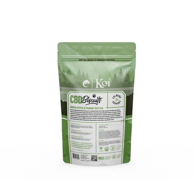 Koi Full Spectrum CBD Dog Treats - 150MG - 30 Count Bag - 3 Flavors
