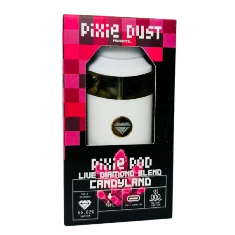 Pixie Dust Pixie Pod THCa Live Diamond Blend 4G Disposable