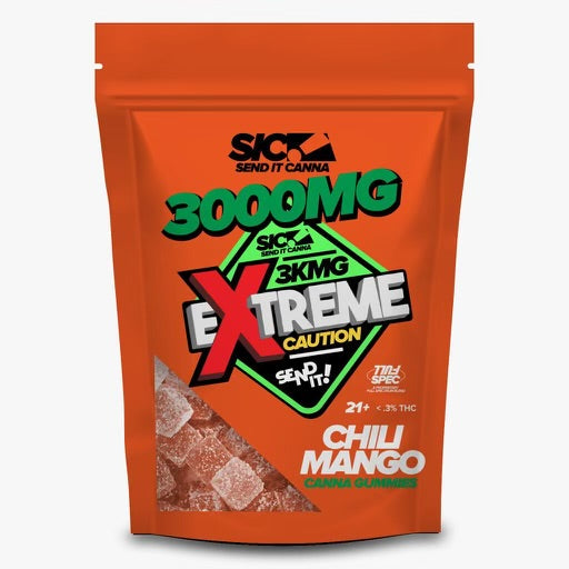 FullSend EXTREME Gummies 3000MG 30 Pcs Per Pouch - 5 Pouches Per Box