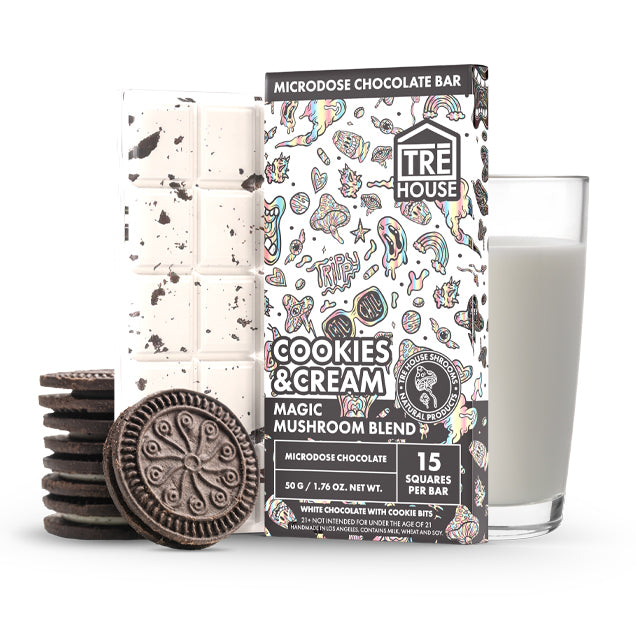 Magic Mushroom Chocolate Bar | Microdose Mushrooms | Box of 10 Bars
