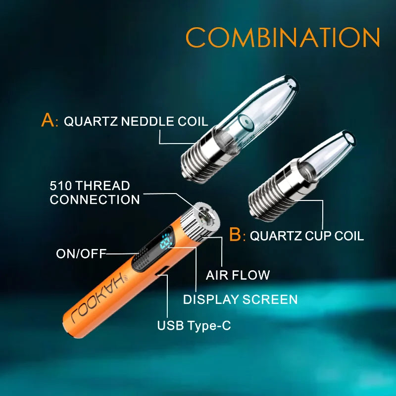 Lookah Firebee 510 Vaporizer Pen Kit for Concentrates | 650mAh