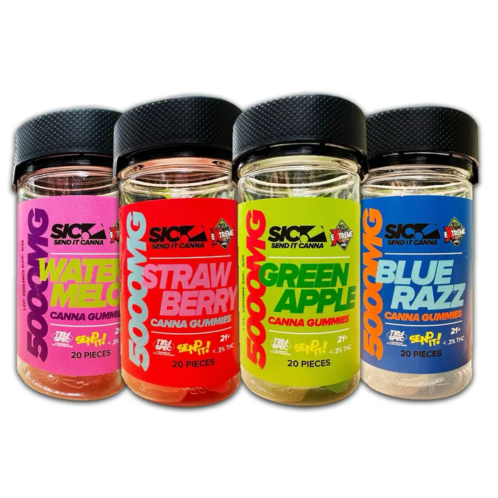 FullSend EXTREME Gummies 5000MG 20 Pcs Per Jar