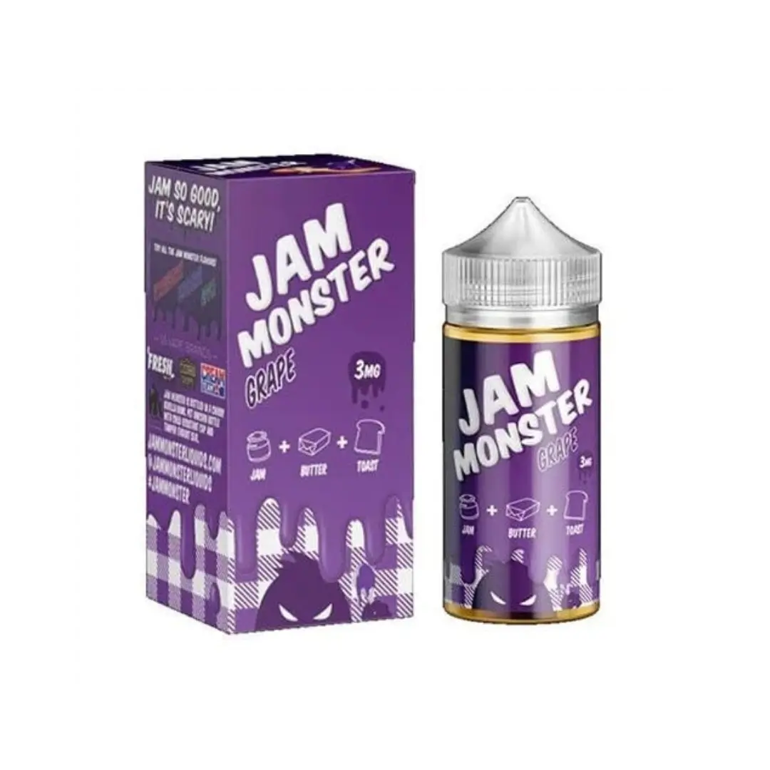 E-Liquid By Jam Monster 100ml | Assorted Flavors | 3MG