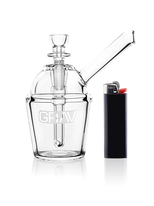 GRAV® SLUSH CUP POCKET BUBBLER | CLEAR