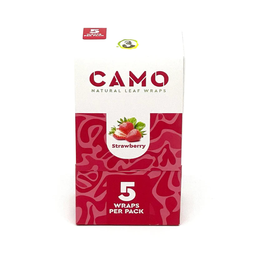 Camo Natural Leaf Wraps | 2 Pack | 25PK Display - Tobacco Free | Nicotine Free