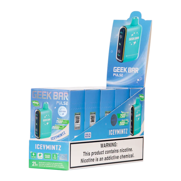 Geek Bar Pulse Disposable 5% Nicotine Vape | 15000 Puffs | 5 pack