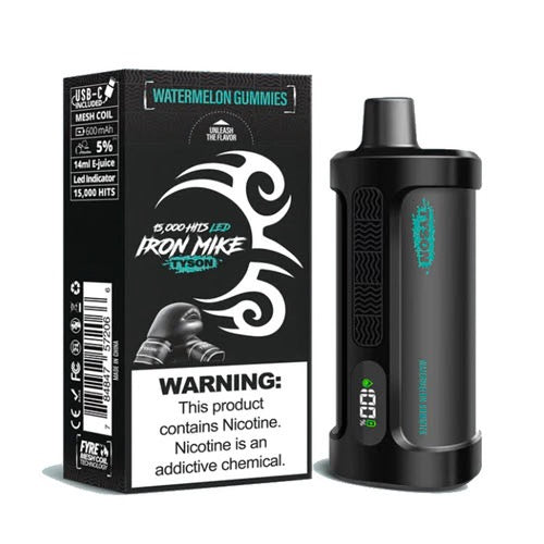Tyson 2.0 Iron Mike Disposable Vape | 15000 Hits | Box of 5