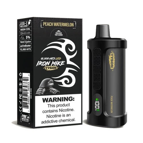 Tyson 2.0 Iron Mike Disposable Vape | 15000 Hits | Box of 5