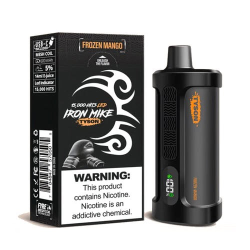 Tyson 2.0 Iron Mike Disposable Vape | 15000 Hits | Box of 5