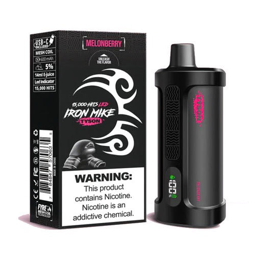 Tyson 2.0 Iron Mike Disposable Vape | 15000 Hits | Box of 5