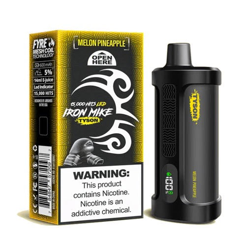 Tyson 2.0 Iron Mike Disposable Vape | 15000 Hits | Box of 5