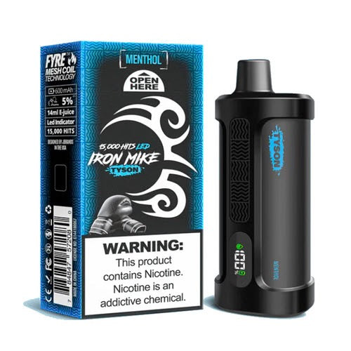Tyson 2.0 Iron Mike Disposable Vape | 15000 Hits | Box of 5