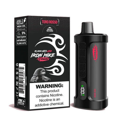 Tyson 2.0 Iron Mike Disposable Vape | 15000 Hits | Box of 5