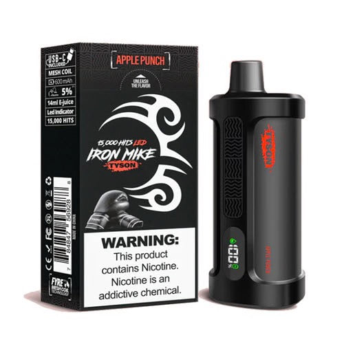 Tyson 2.0 Iron Mike Disposable Vape | 15000 Hits | Box of 5