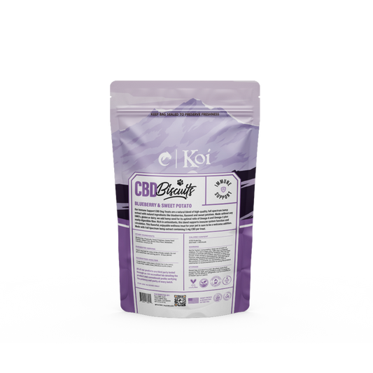 Koi Full Spectrum CBD Dog Treats - 150MG - 30 Count Bag - 3 Flavors