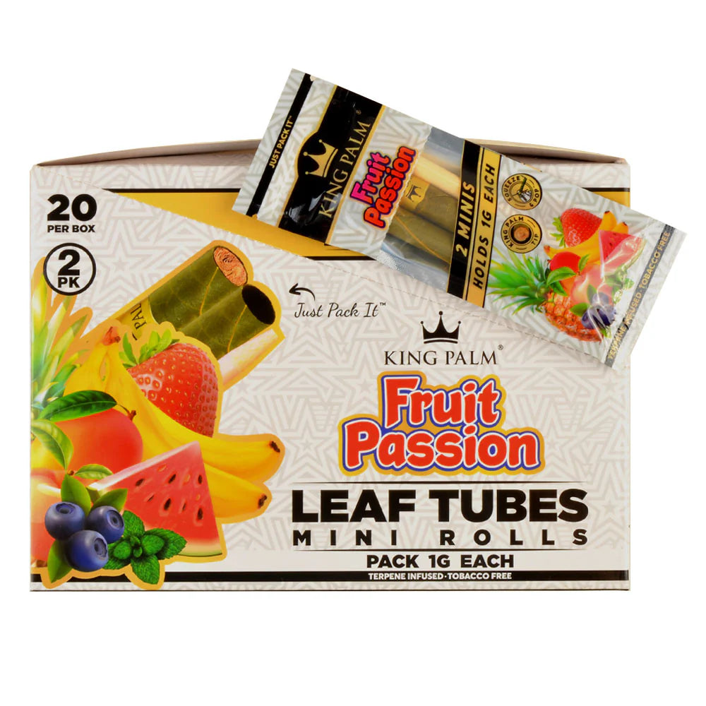 King Palm Flavored Mini Rolls 2pk Pouch 20CT Display | 1 GRAM