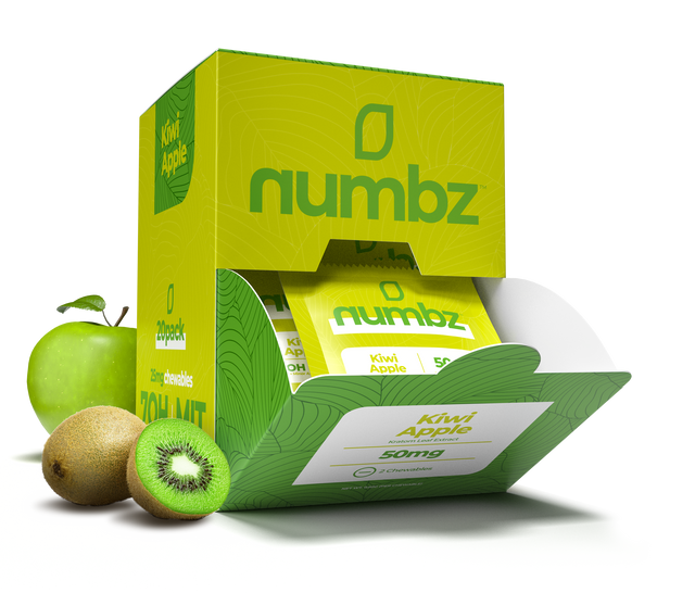 🔥NUMBZ 7OH MIT + Minor Alkaloids Chewables | 2 x 25MG Tablets Per Pack \ 20 Packs