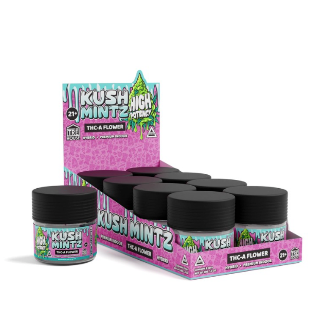 Trehouse High Potency THCa Flower | 3.5G Jars | 8 Count Display
