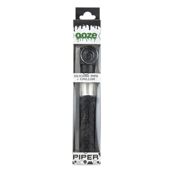 Ooze Piper 2-in-1 Silicone Pipe Chillum - Display of 12