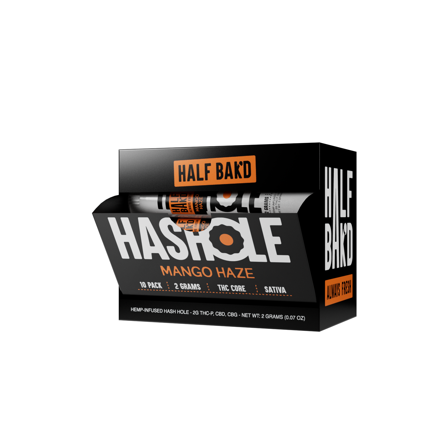 HALF BAK'D THCp 2G Hash Holes | 10ct Display