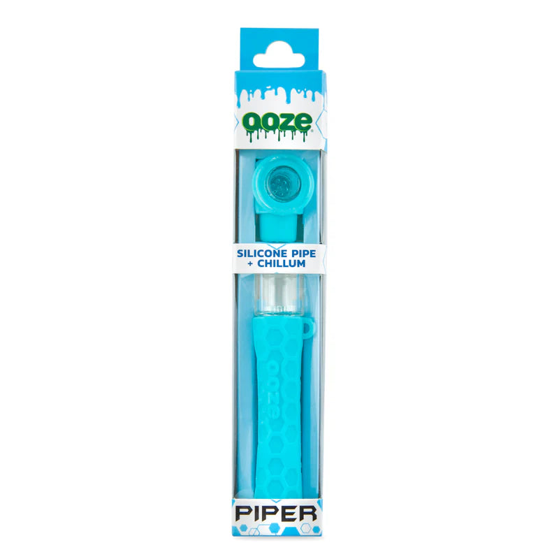 Ooze Piper 2-in-1 Silicone Pipe Chillum - Display of 12