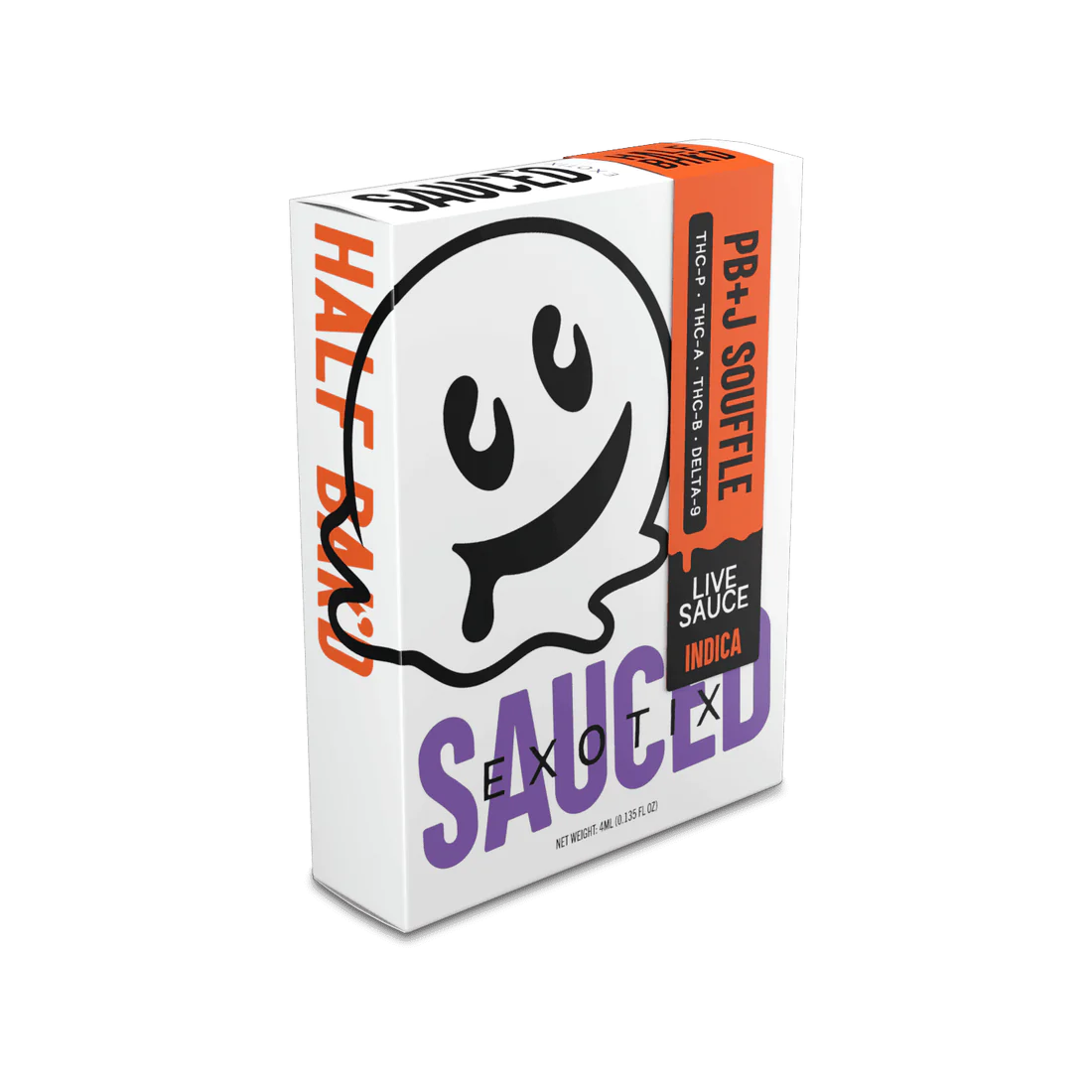 LIVE SAUCE'D Exotics Collection by Half Bak'd | 4G Live Resin Disposable