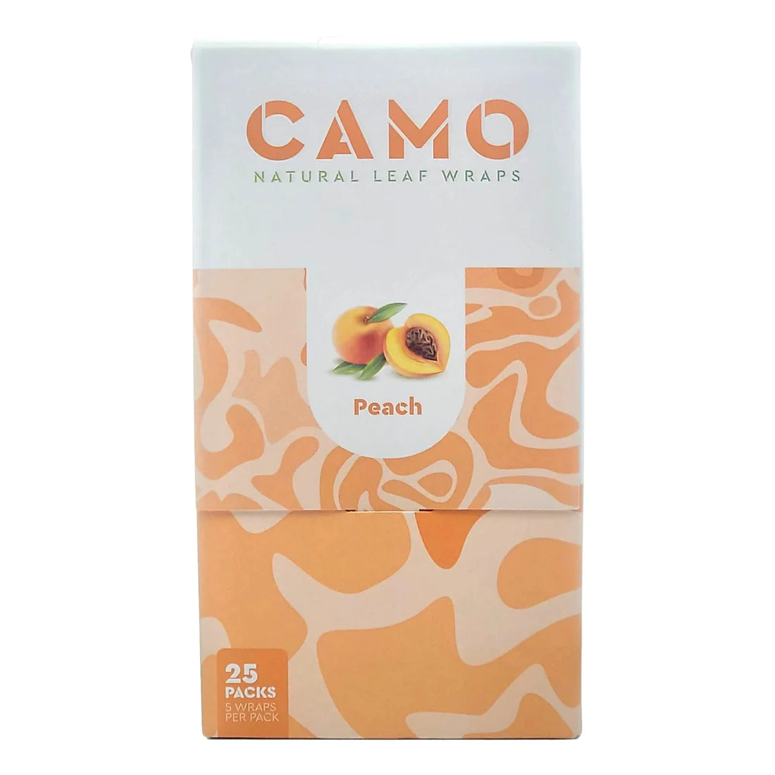 Camo Natural Leaf Wraps | 2 Pack | 25PK Display - Tobacco Free | Nicotine Free