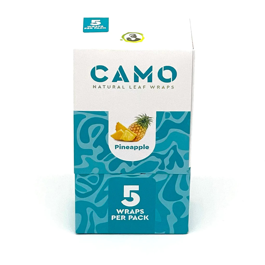 Camo Natural Leaf Wraps | 2 Pack | 25PK Display - Tobacco Free | Nicotine Free