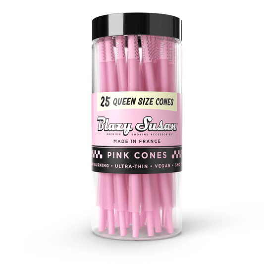 Blazy Susan PINK CONES |50MM | 98Mm | 1-1/4 | Shortys | Queen Size | King Size