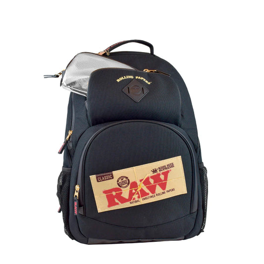 RAWthentic Rolling Papers X Raw Backpack / BakePack - Smell Proof
