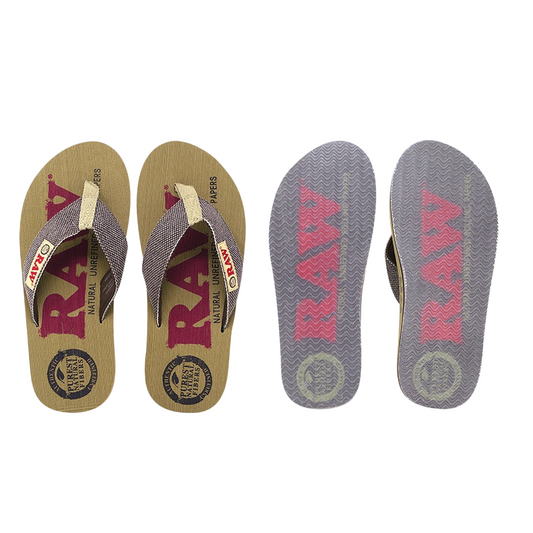 RAWthentic x Rolling Papers Raw Flip Flop Sandals & Slides