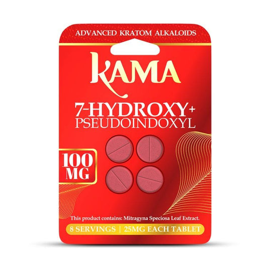 KAMA Kratom Extract 7-Hydroxy + Pseudo Tablet - 100MG