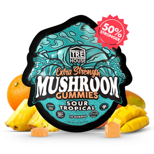 TreHouse EXTRA STRENGTH Magic Mushroom Microdose Gummies | Box of 10