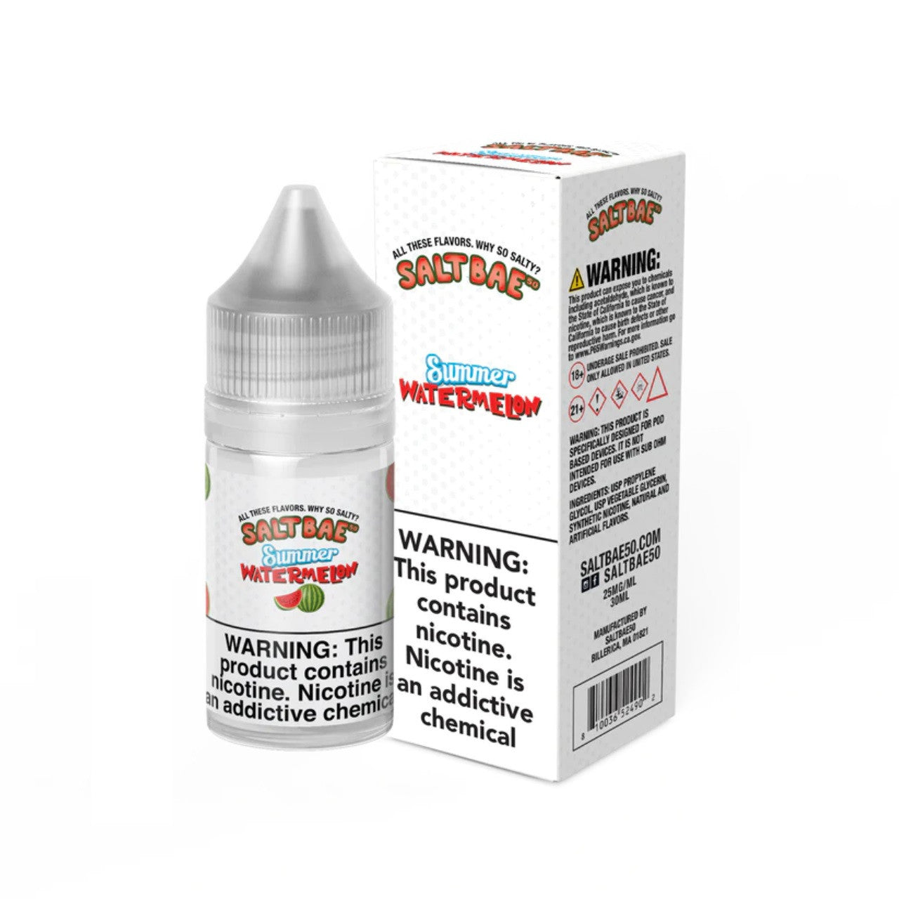 Saltbae50 Salt Nicotine E Liquid 25/50