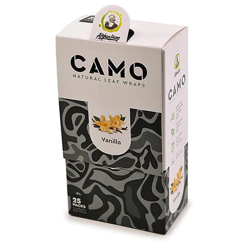 Camo Natural Leaf Wraps | 2 Pack | 25PK Display - Tobacco Free | Nicotine Free
