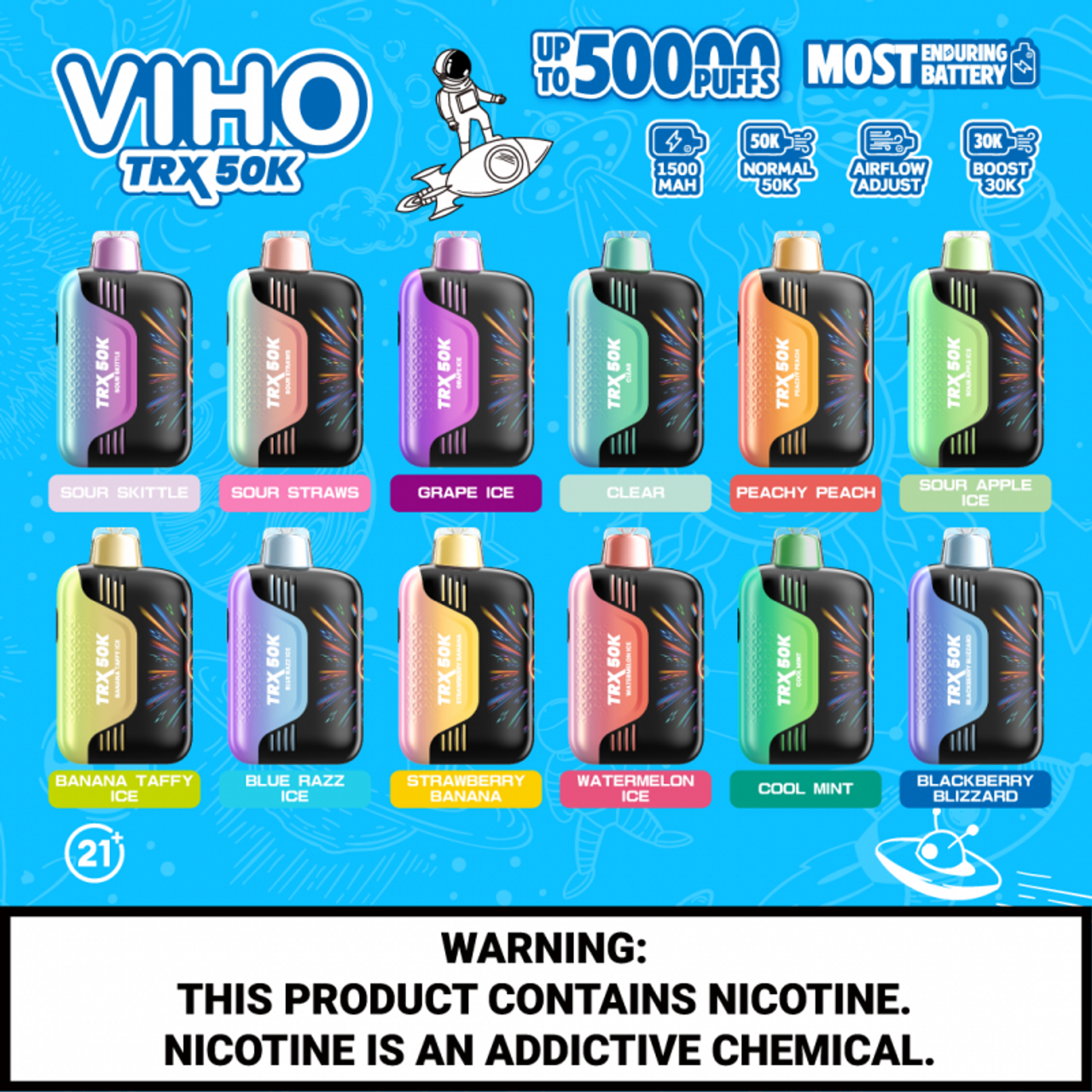 VIHO TRX 50K Disposable Vape