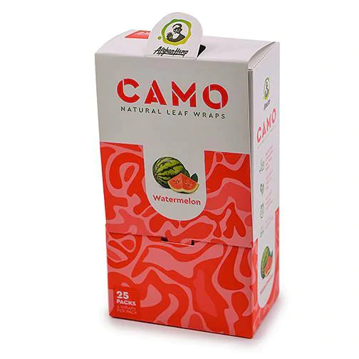 Camo Natural Leaf Wraps | 2 Pack | 25PK Display - Tobacco Free | Nicotine Free