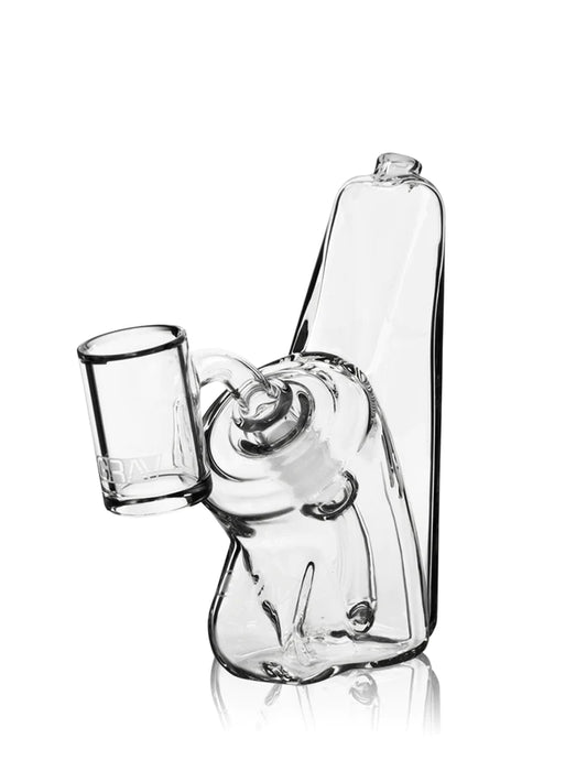 GRAV® WEDGE BUBBLER RIG 7IN CLEAR | FOR CONCENTRATES